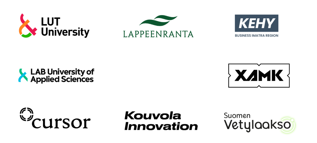 Päähankkeen toteuttaja on Lappeenrannan-Lahden teknillinen yliopisto LUT. Lappeenrannan kaupunki, Suomen Vetylaakso ry, Kaakkois-Suomen Ammattikorkeakoulu Oy, Lab-ammattikorkeakoulu Oy, Kouvolan Innovation Oy, Cursor Oy ja Imatran seudun Kehitysyhteistyö Oy ovat osatoteuttajia.