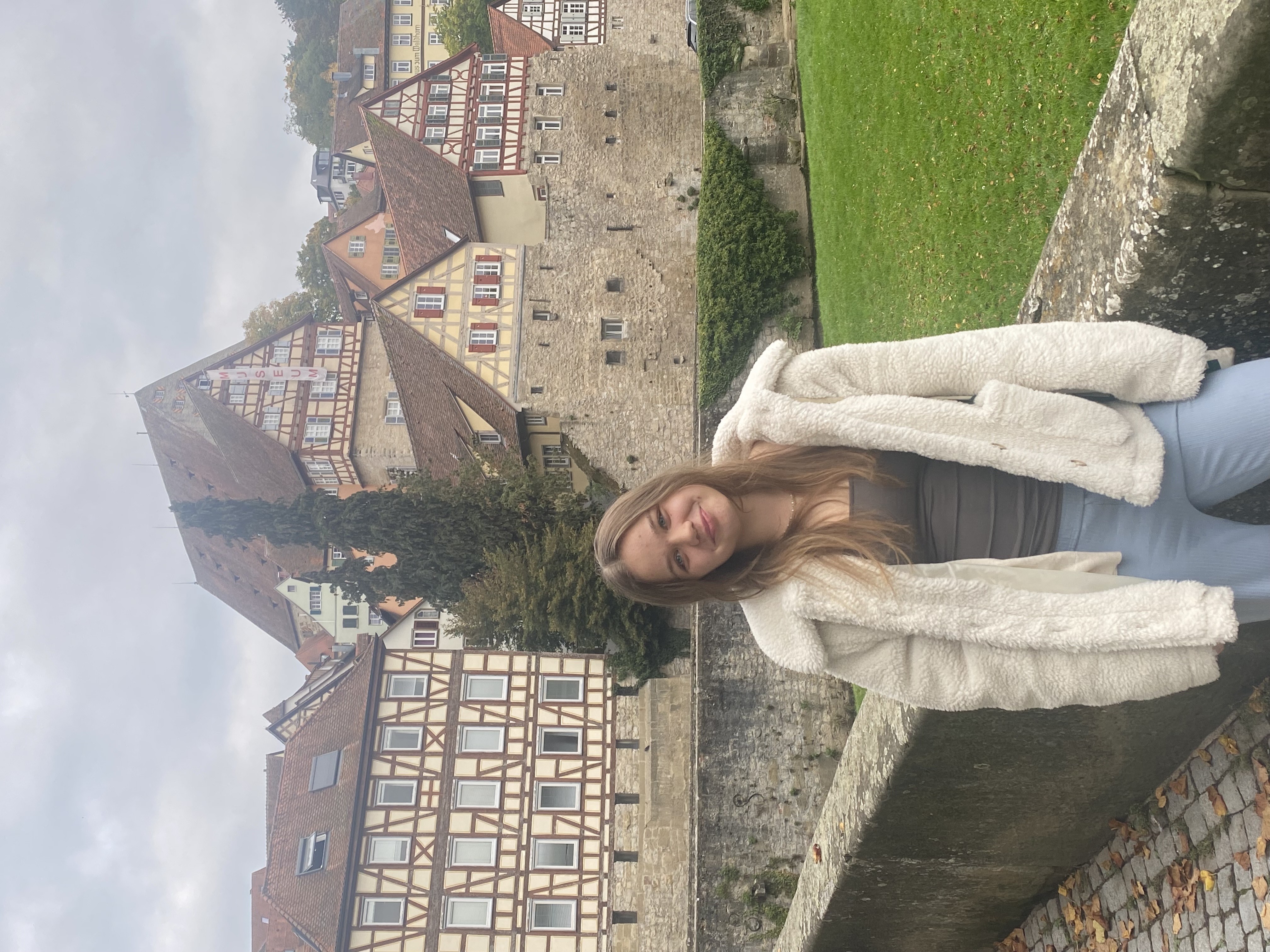 Jenni vaihtoreissulla.