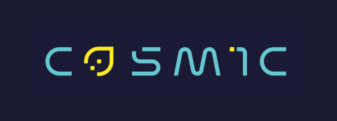 Logo, jossa lukee: Cosmic.
