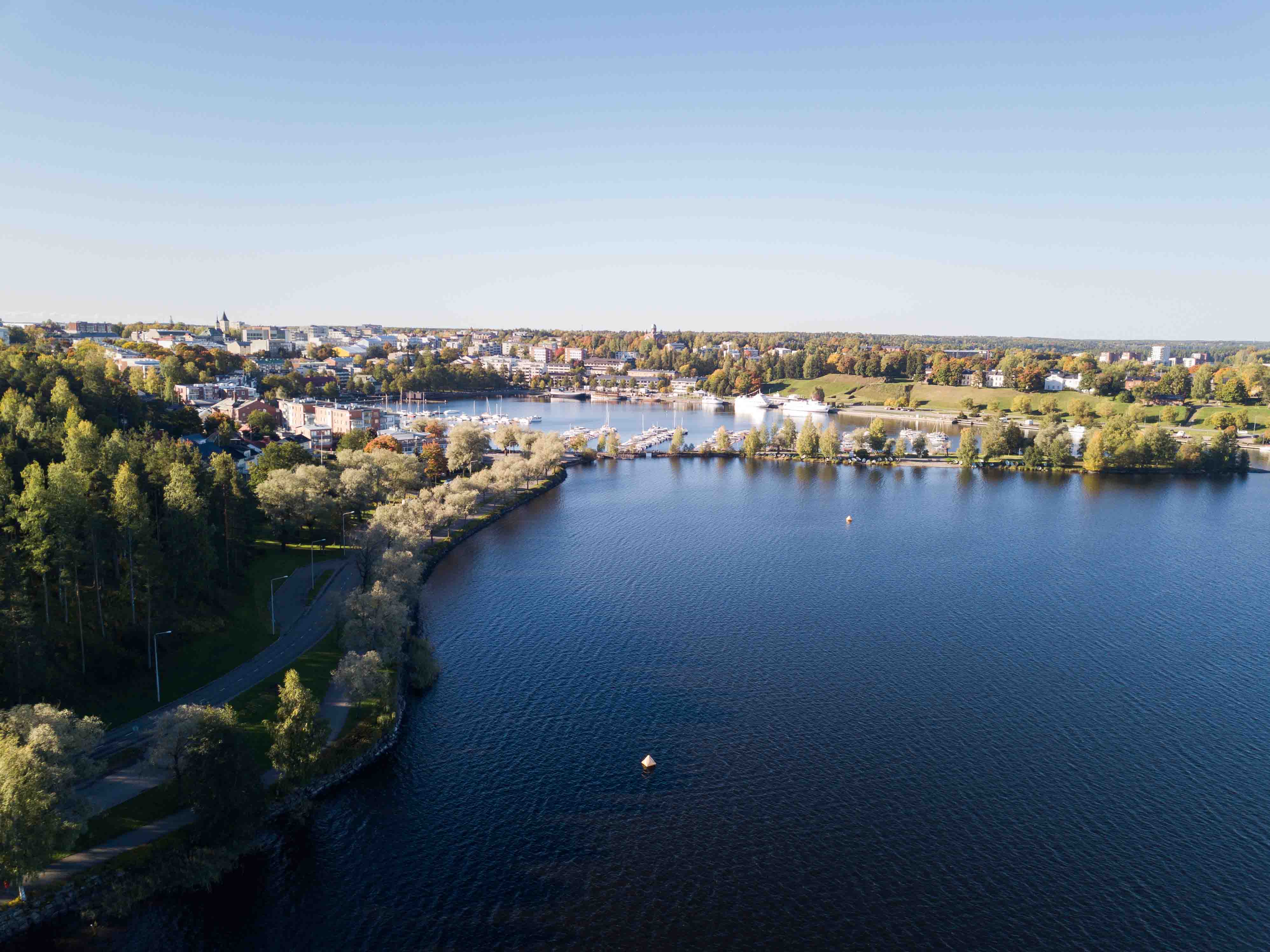 Saimaa ja kaupunginlahti.