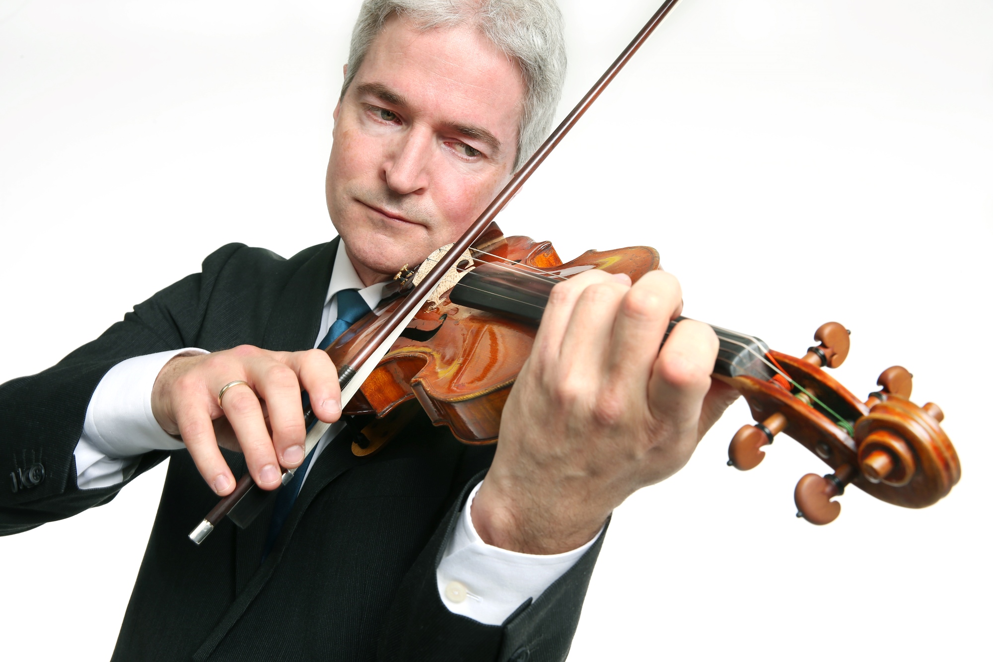 Kapellimestari ja viulisti Kolbjørn Holthe.