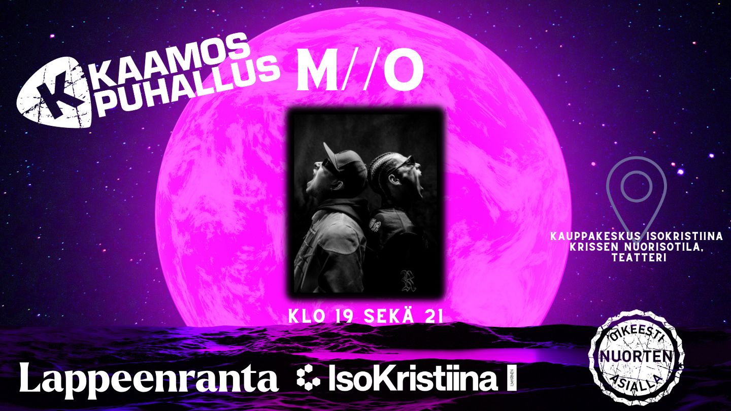 Kaamospuhallus-tapahtuman ilmekuva.