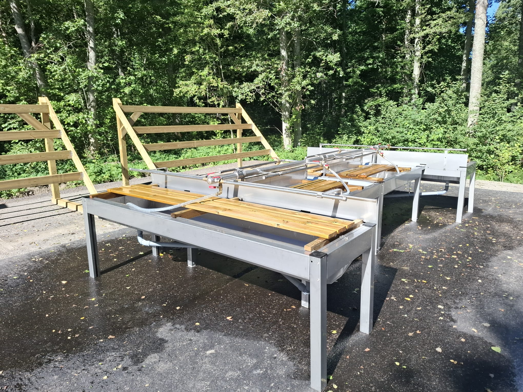 Matonpesupaikka Lauritsalassa.